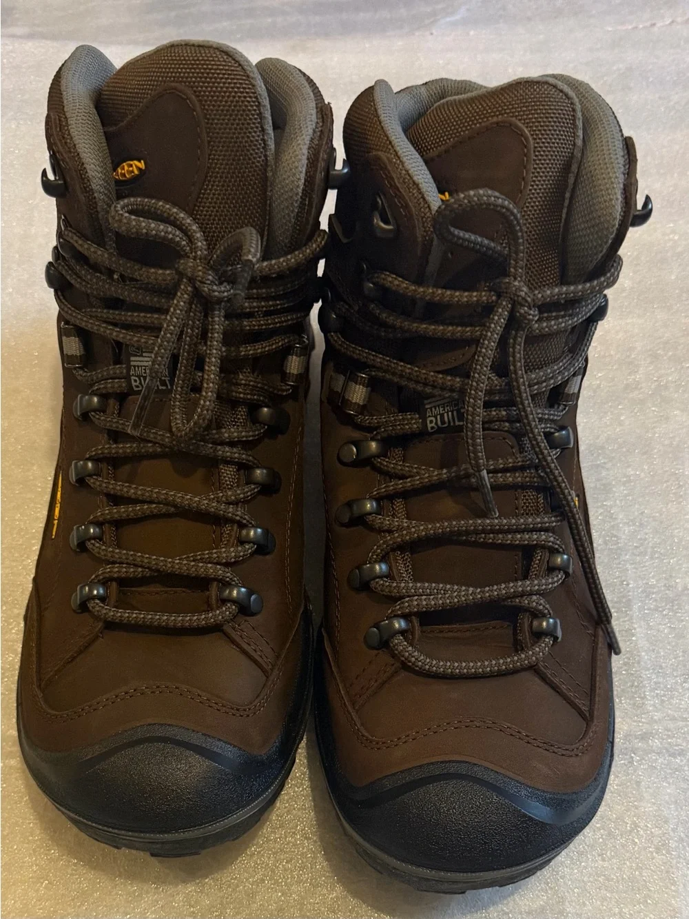 KEEN Duran ll Brown Lace-Up Men's Waterproof Hiking Boots NWOT